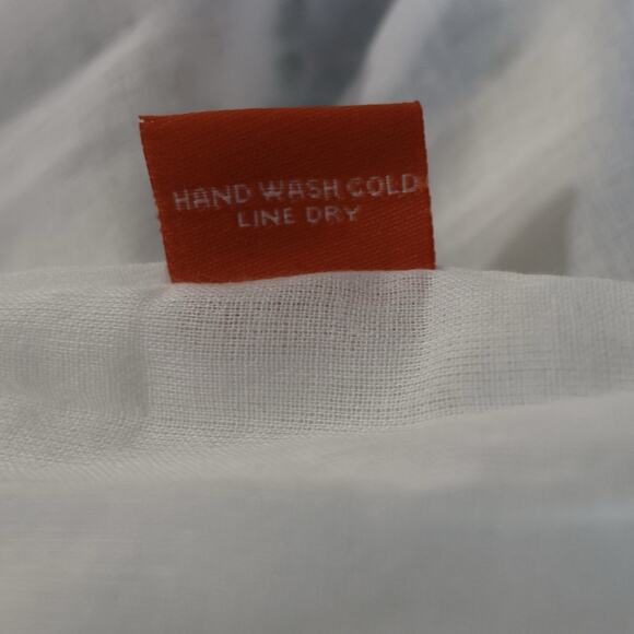 OLIPHANT Smocked Top Ballon Sleeve Provence Print Maxi Dress Size XS - Picture 10 of 13